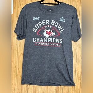 Fanatics Gray Short Sleeve Kansas City Chiefs Tee